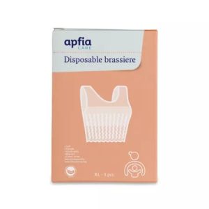 Sutien unica folosinta, tip bustiera, marimea XL, 3buc, Apfia Care