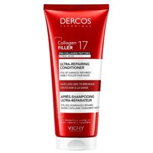Dercos Collagen 17 Filler, balsam ultra-reparator peptide pro-colagen si acid citric, 200ml, VICHY