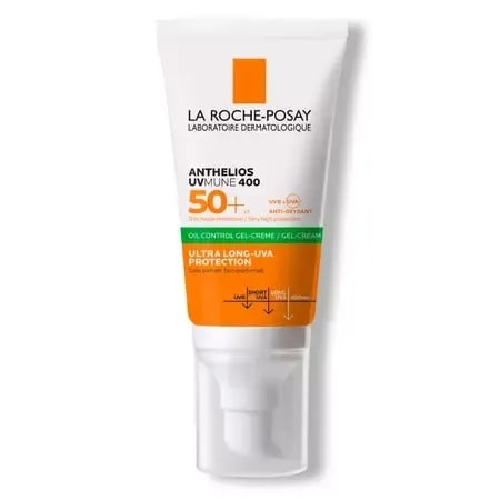 Gel-crema cu protectie solara SPF 50+ pentru fata Anthelios UVmune 400 Oil Control, 50ml, La Roche-Posay