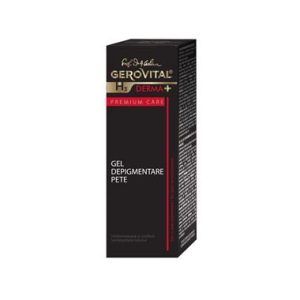 Gel depigmentare pete H3 Derma+ Premium Care, 30 ml, Gerovital 482