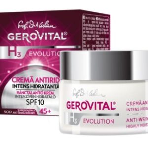 Crema Antirid Intens Hidratanta SPF 10 H3 Evolution, 50 ml, Gerovital 223