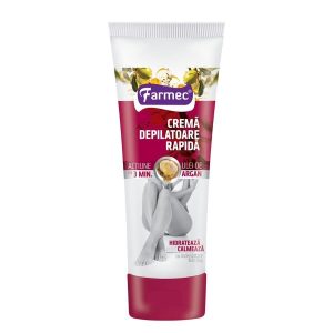 Crema depilatoare rapida cu ulei argan, 150 ml, Farmec