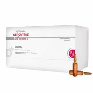 Tratament anticadere H3 Derma+, 12 fiole, 392, Gerovital