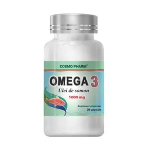 Omega 3 ulei de somon, 1000mg, 30 capsule, Cosmopharm