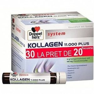 System Kollagen Plus 11000, 30 flacoane, Doppelherz