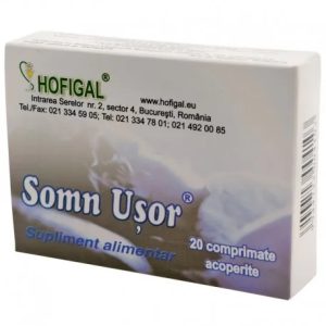 Somn Usor, 20 comprimate, Hofigal