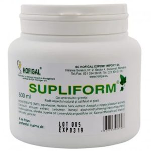 Supliform gel anticelulitic si trofic, 500 ml, Hofigal