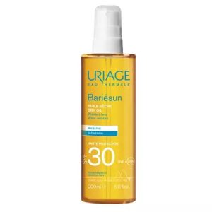 Ulei uscat cu protectie solara Bariesun SPF30, 200ml, Uriage