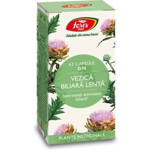 Vezica Biliara Lenta - D70, 63 capsule, Fares