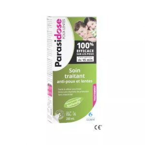 Lotiune tratament pentru paduchi si lindini Parasidose Expres, 200ml, Gilbert