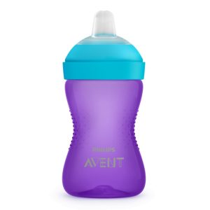 Cana tetina moale, rezistenta la muscaturi fete 9luni+ SCF802/02, 300 ml, Philips Avent