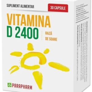 Vitamina D 2400 UI, 30 capsule, Parapharm