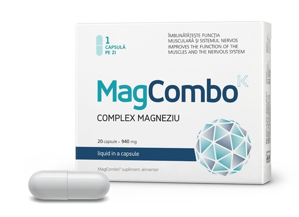 MagCombo Complex Magneziu, 20 capsule, Vitaslim