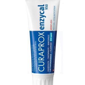 Pasta dinti Enzycal 950 cu enzime si fluor, 75ml, Curaprox