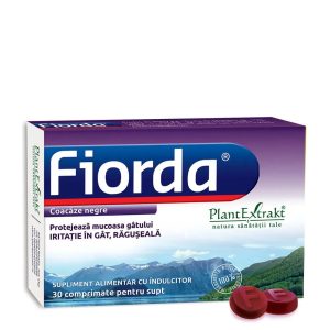 Fiorda cu aroma de coacaze negre, 30 comprimate, PlantExtrakt