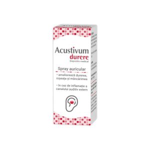 Spray auricular Acustivum durere, 20 ml, Zdrovit