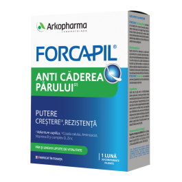 Forcapil anti-caderea parului, 30 comprimate, Arkopharma