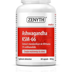 Ashwagandha KSM-66, 60 capsule, Zenyth