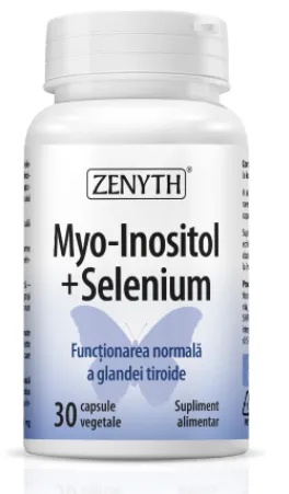 Myo-Inositol + Selenium, 30 capsule vegetale, Zenyth