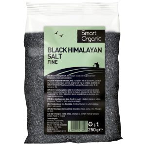 Sare neagra fina de Himalaya fina, 250g, Smart Organic