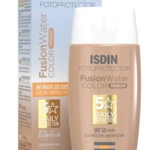 Crema protectie solara pentru fata SPF50 Fusion Water Color, 50ml, ISDIN