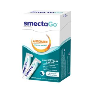 Smecta Go antidiareic, 8 plicuri, Ipsen