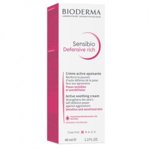 Crema calmanta Sensibio Defensive Rich, 40ml, Bioderma