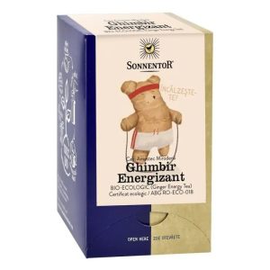 Ceai Bio Ghimbir energizant, 18 plicuri, Sonnentor