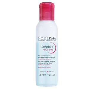 Apa micelara bifazica pentru ochi si buze Sensibio H2O, 125ml, Bioderma