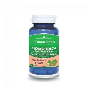 Momordica Extract castravete-amar, 60 capsule, Herbagetica