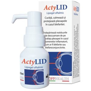 Actylid Lipogel oftalmic, 15 ml, Offhealth