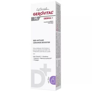 Ser antirid cu Ceramide Booster H3 Derma+, 15ml, 4160, Gerovital