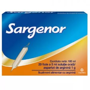 Sargenor 1g/ 5ml solutie orala, 20 fiole, Viatris