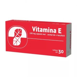 Vitamina E 100mg, 30 capsule moi, Biofarm