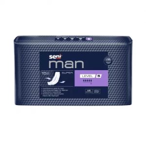 Absorbante urologice Man Super, 5 picaturi, 15 bucati, Seni