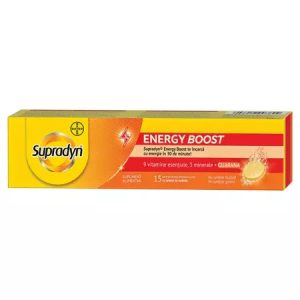 Supradyn Energy Boost, 15 comprimate efervescente, Bayer