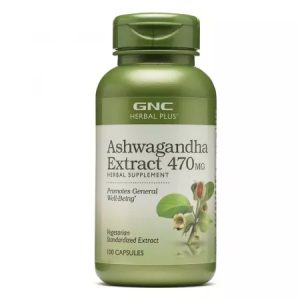 Ashwagandha 470mg, 100 capsule, GNC