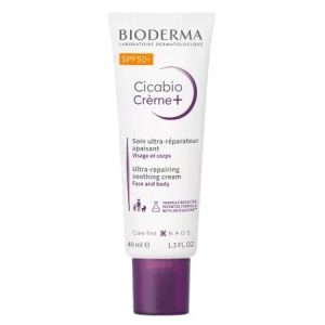 Crema reparatoare cu SPF50+ Cicabio Creme+, 40ml, Bioderma