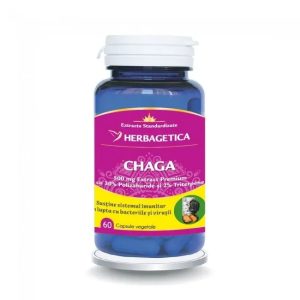 Chaga, 60 capsule, Herbagetica