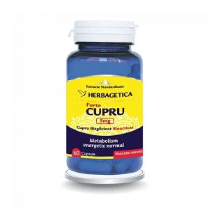 Cupru Forte, 60 capsule, Herbagetica