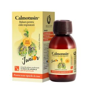 Sirop Calmotusin Junior cu gust de portocale, 100ml, Dacia Plant