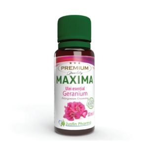 Ulei esential de Geranium, 10ml, Justin Pharma