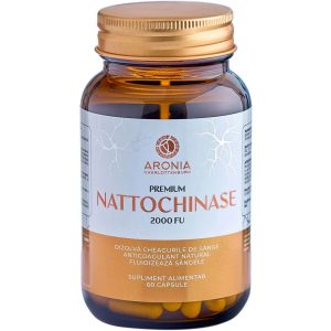 Premium Nattochinase 2000FU, 60 capsule, Aronia Charlottenburg