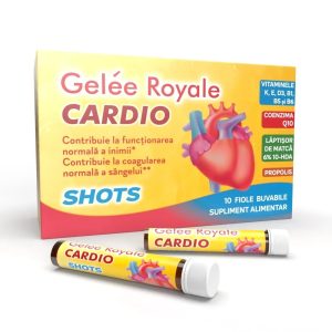Gelee Royale Cardio Shots, fiole buvabile, 10x10ml, Justin Pharma