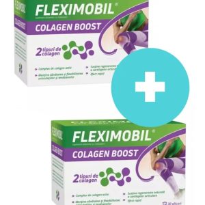 Fleximobil Colagen Boost, 30 plicuri, oferta 1+1, Fiterman