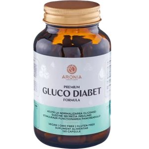 Gluco-Diabet Premium Formula, 120 capsule, Aronia Charlottenburg