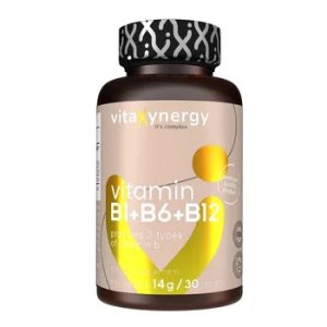 Vitamina B1+B6+B12, 30 tablete, VitaXynergy