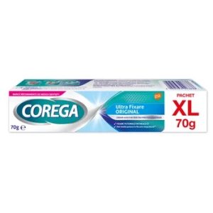 Crema adeziva pentru proteza dentara Ultra Fixare Original XL, 70g, Corega