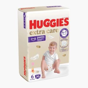 Scutece Extra Care Pants nr. 6, 15-25kg, 30 bucati, Huggies