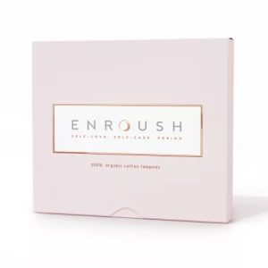 Tampoane bumbac organic Mini, 16 bucati, Enroush